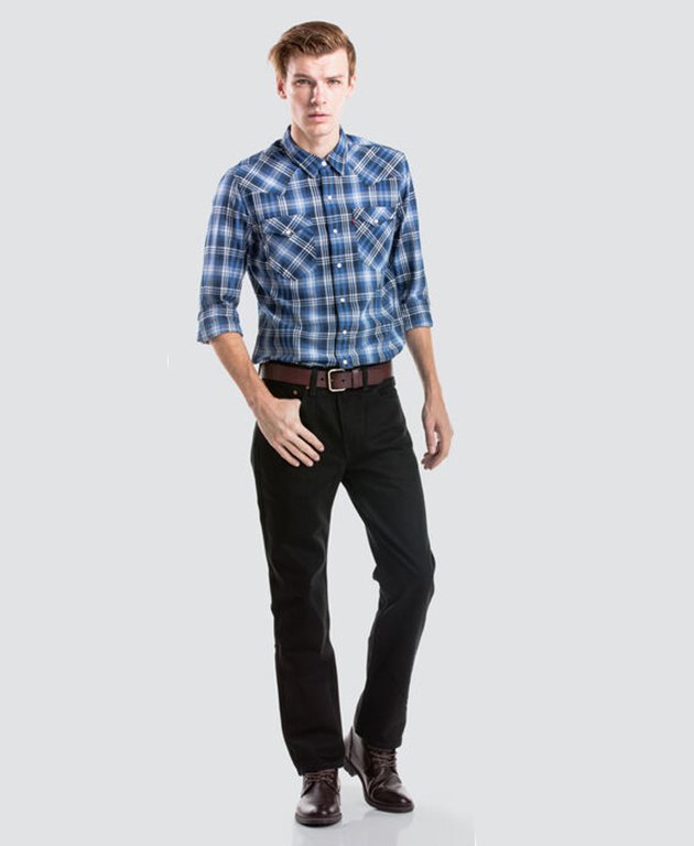 Levi's 516 Slim Fit Straight - Black Rinse
