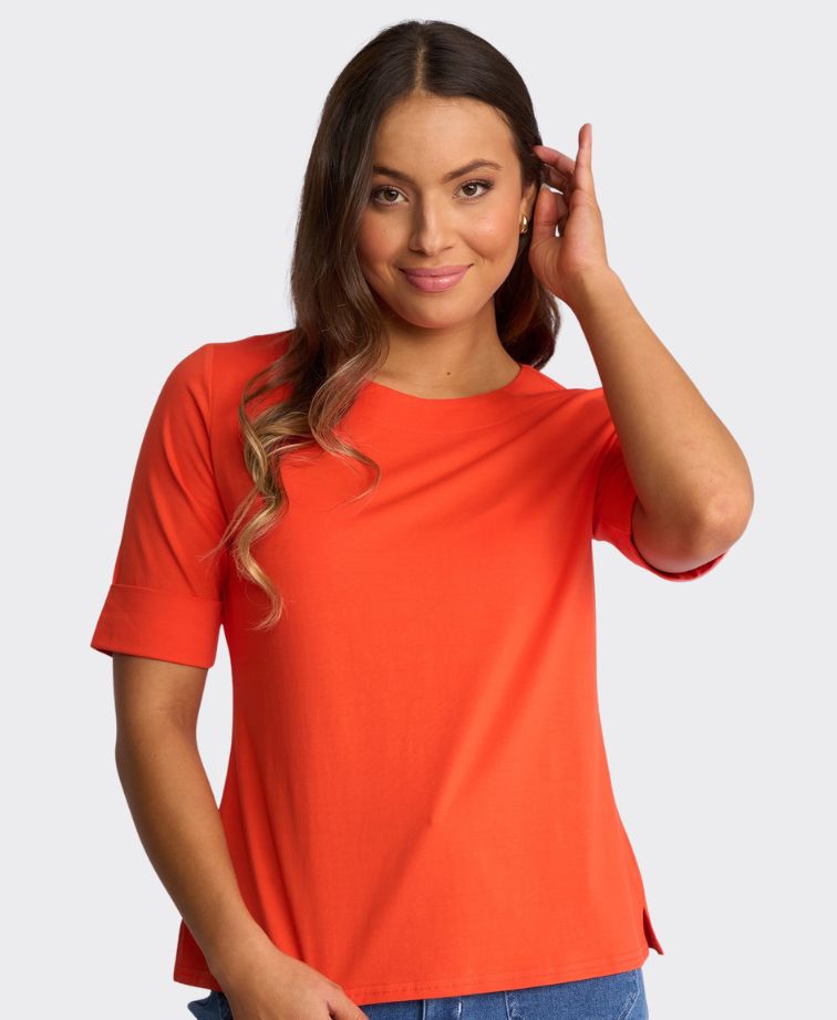 Vassalli Top Round Neck Hudson
