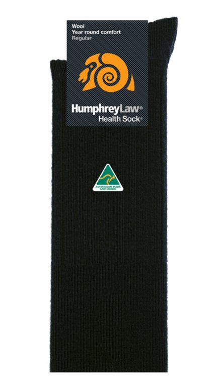 Humphrey Law Health Sock Wool - Black