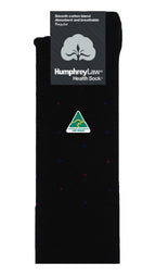 Humphrey Law Health Sock Cotton Patterned - Black