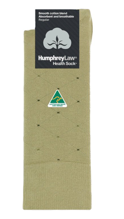 Humphrey Law Health Sock Cotton Patterned - Antelope