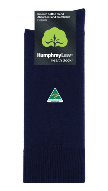 Humphrey Law Health Sock Cotton - Navy
