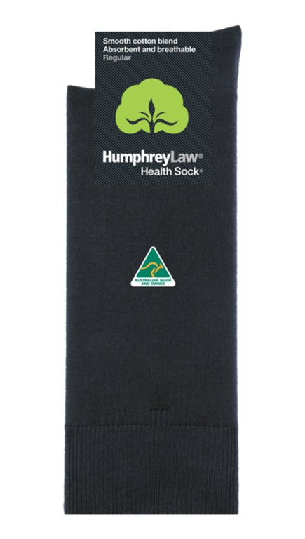 Humphrey Law Health Sock Cotton - Dark Grey