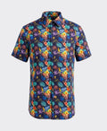 English Laundry Shirt S/S Floral Bike