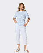 Threadz Tee Charmed Stripe
