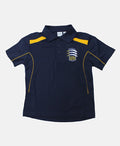 North Shore Cricket Polo - Navy/Gold
