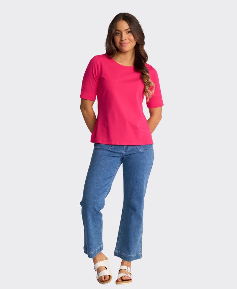 Vassalli Top Round Neck Hudson