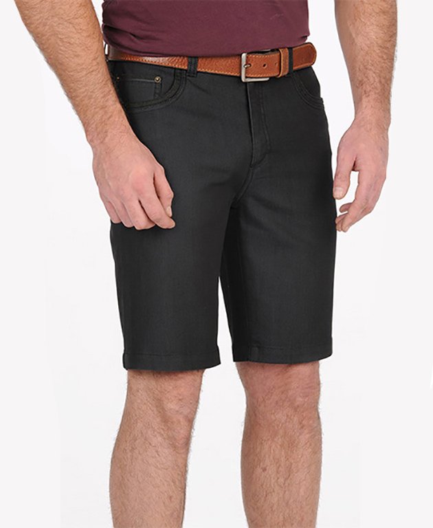 Bob Spears Shorts Five Pocket Stretch - Charcoal Denim