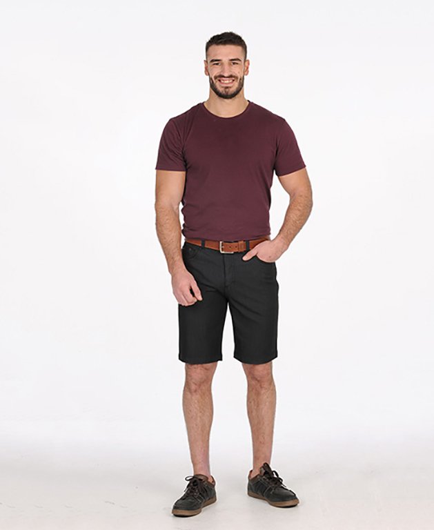 Bob Spears Shorts Five Pocket Stretch - Charcoal Denim