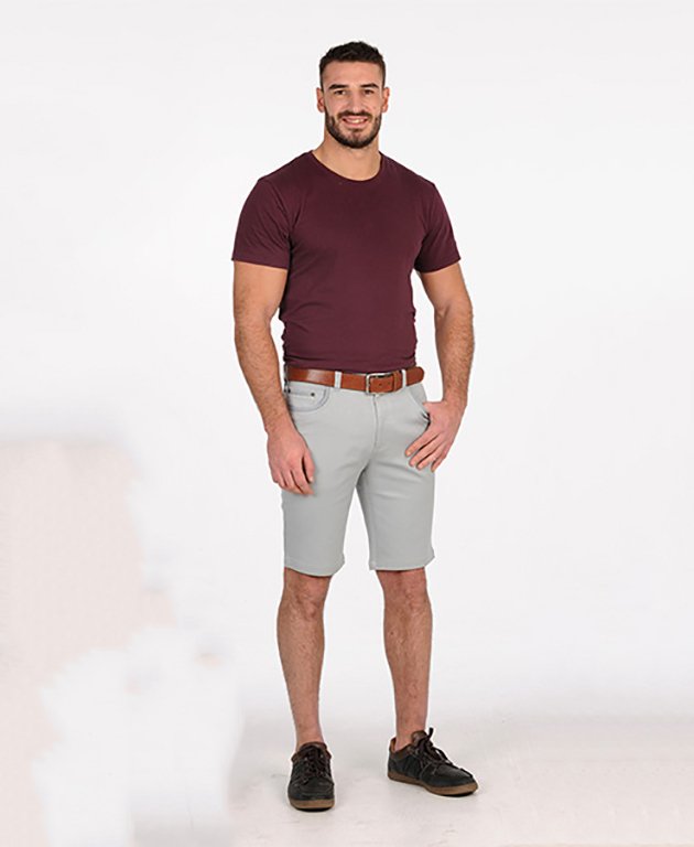 Bob Spears Shorts Five Pocket Stretch - Grey
