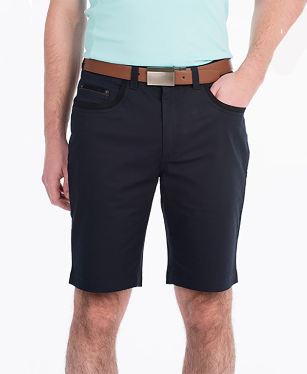 Bob Spears Shorts Five Pocket Stretch - Navy