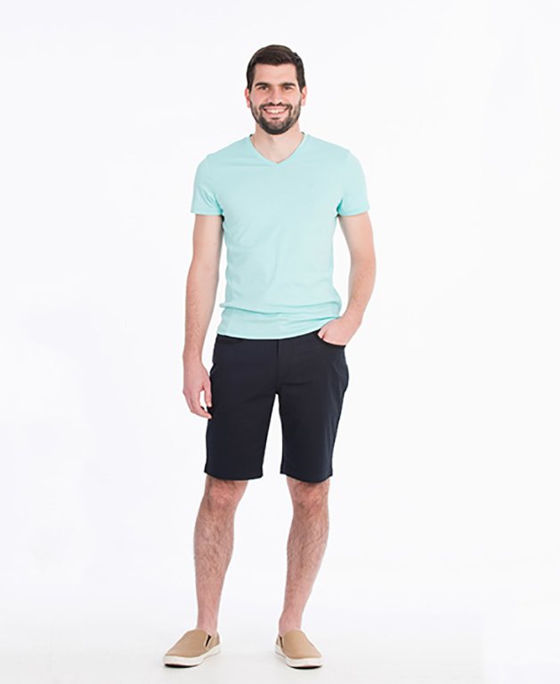 Bob Spears Shorts Five Pocket Stretch - Navy
