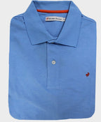 Michel Rouen Polo Pique Plain - Blue