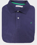 Michel Rouen Polo Pique Plain - Navy