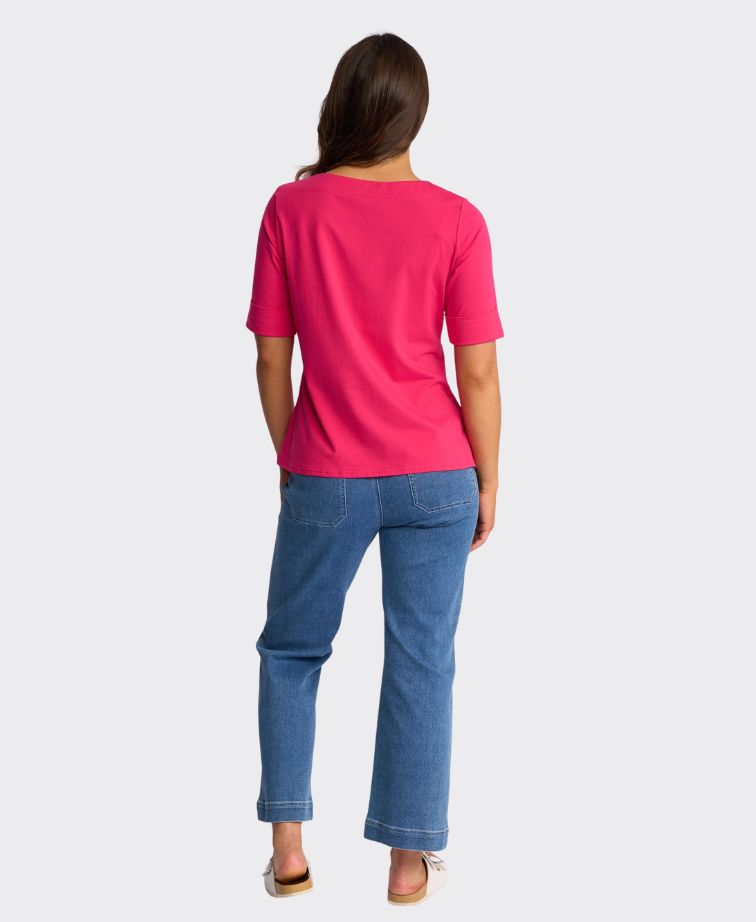 Vassalli Top Round Neck Hudson