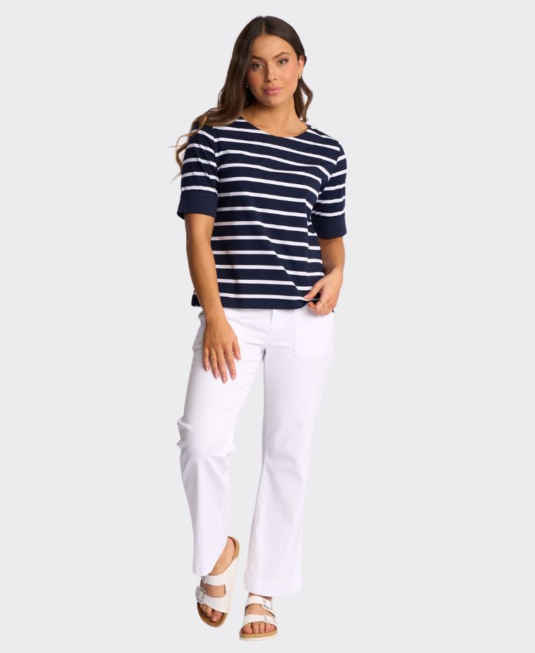 Vassalli Top Round Neck Hudson