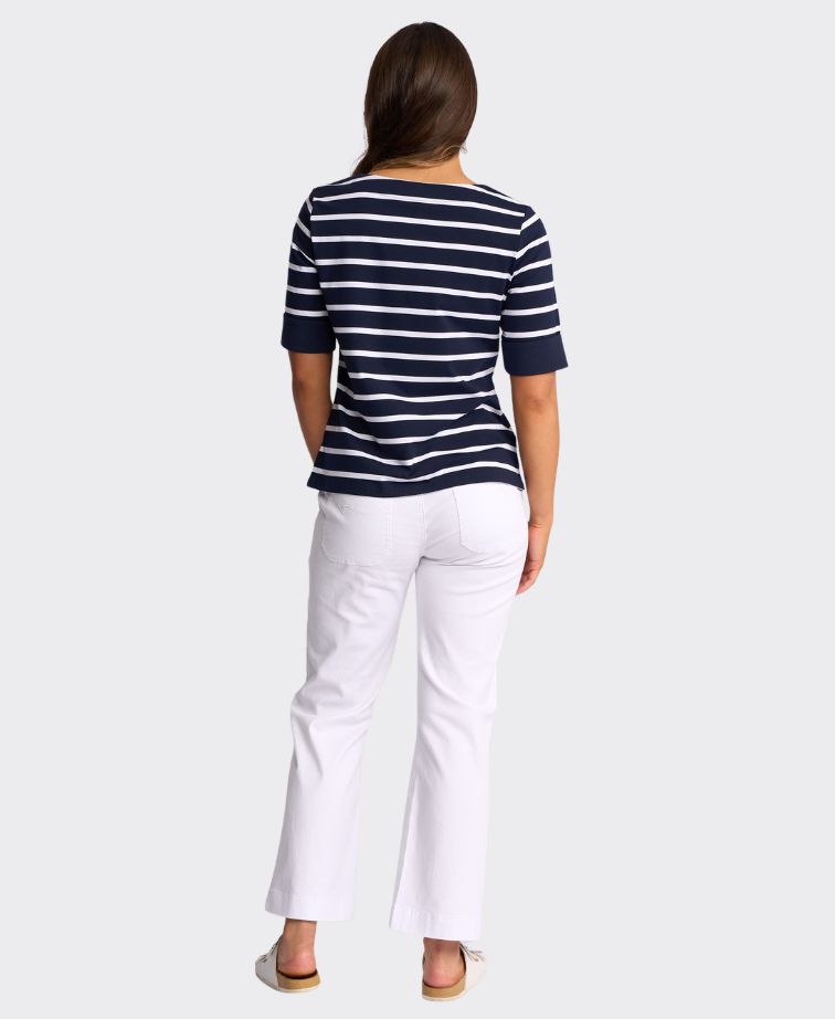 Vassalli Top Round Neck Hudson