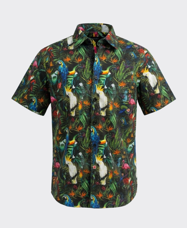 English Laundry Shirt S/S Bird Of Paradise
