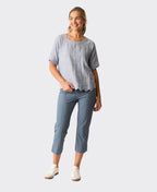 Foil Top Scalloped Linen