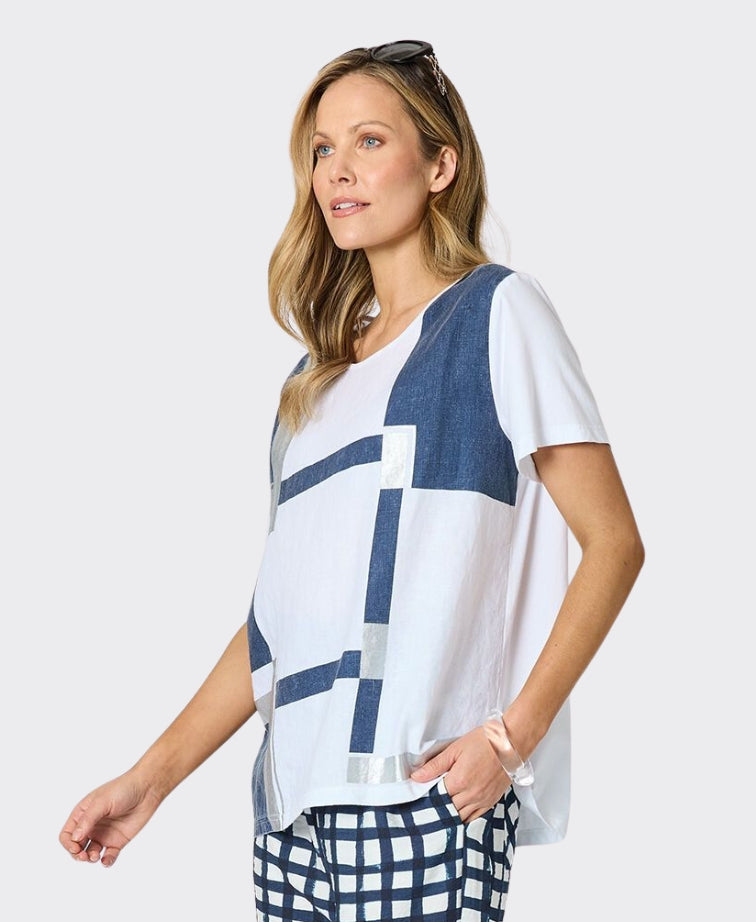 Clarity Top Geometric