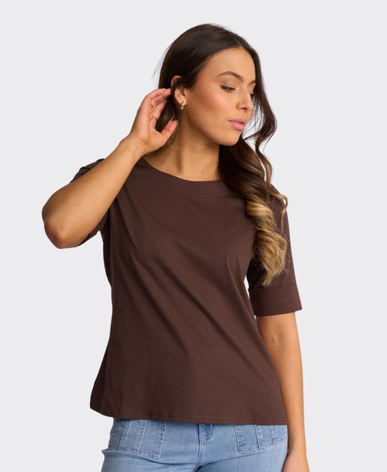 Vassalli Top Round Neck Hudson