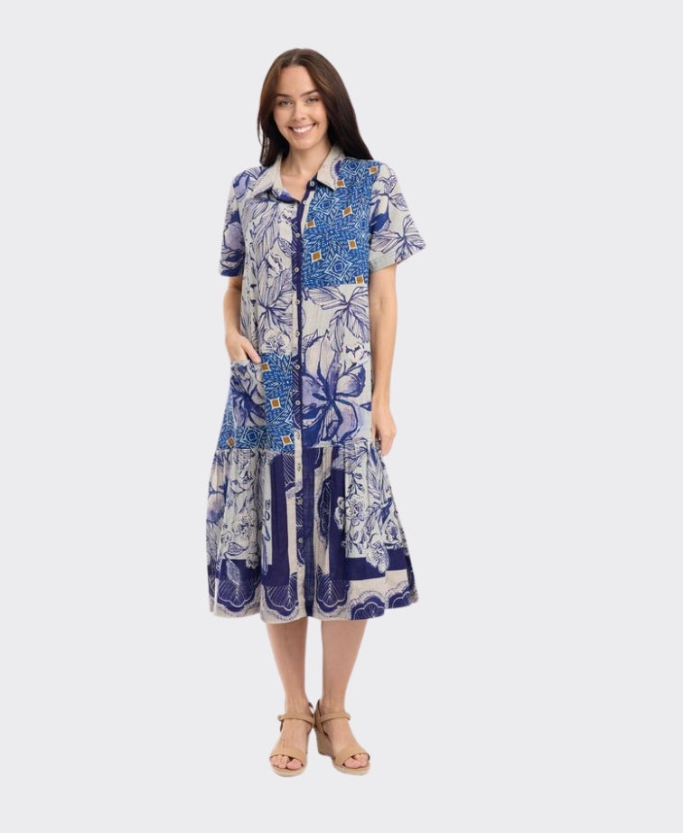 Orientique Dress Patch Long Avignon