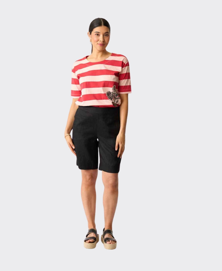 Preen Shorts Panel Pull On Linen
