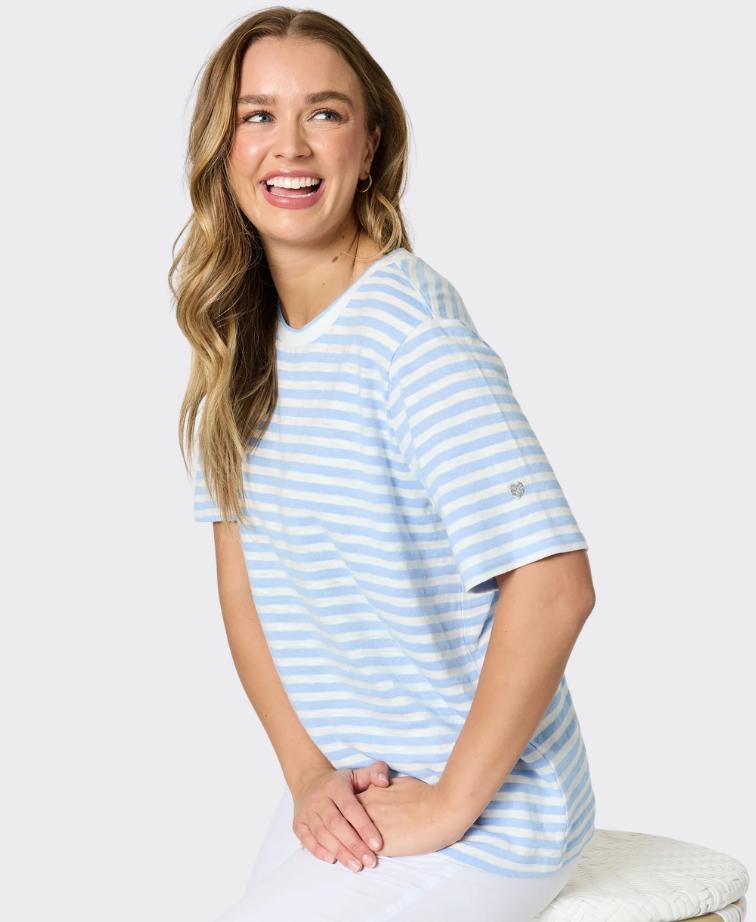 Threadz Tee Charmed Stripe