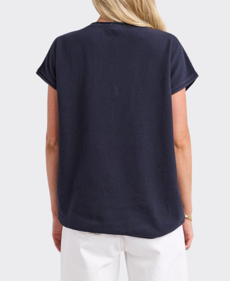 Elm Tee Eliza Boat Neck Stripe