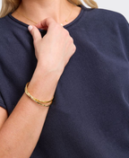 Elm Tee Eliza Boat Neck Stripe