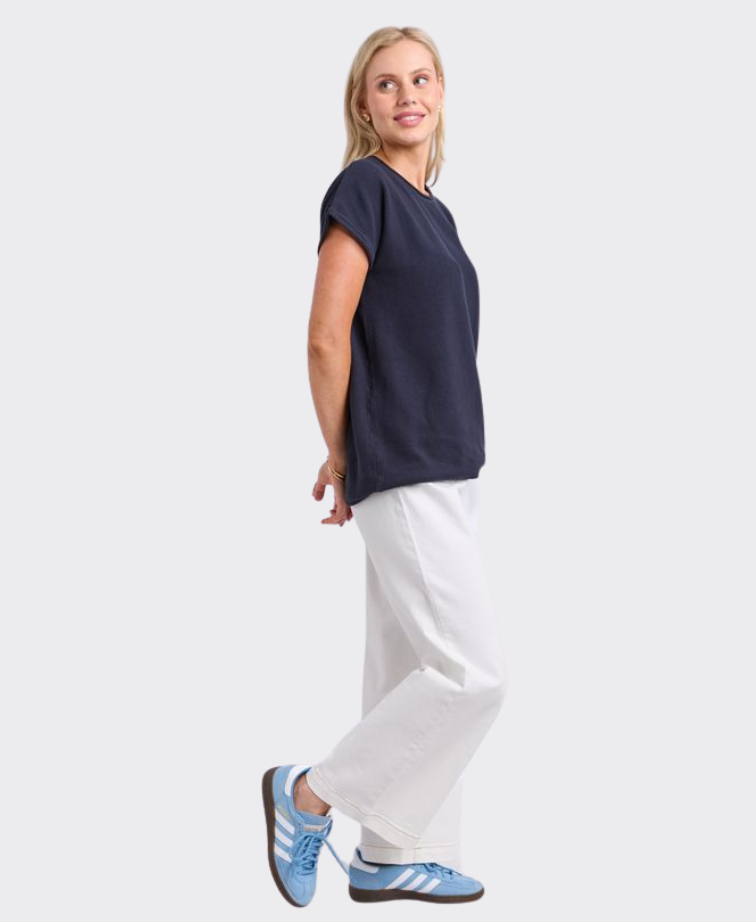 Elm Tee Eliza Boat Neck Stripe