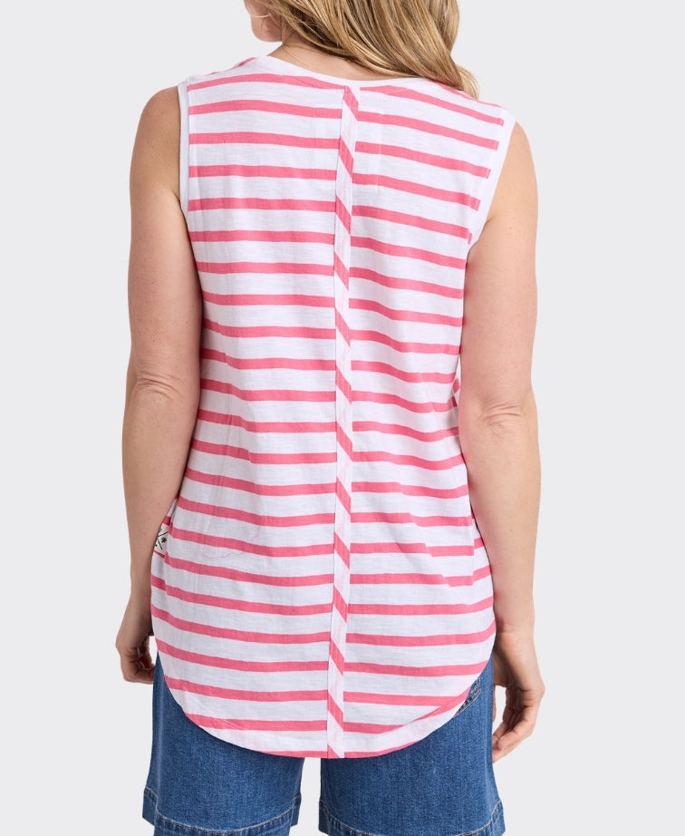 Elm Tank Scoop Stripe