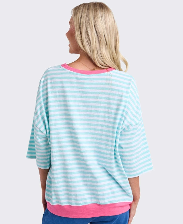 Elm Sweat Maize Stripe Ringer