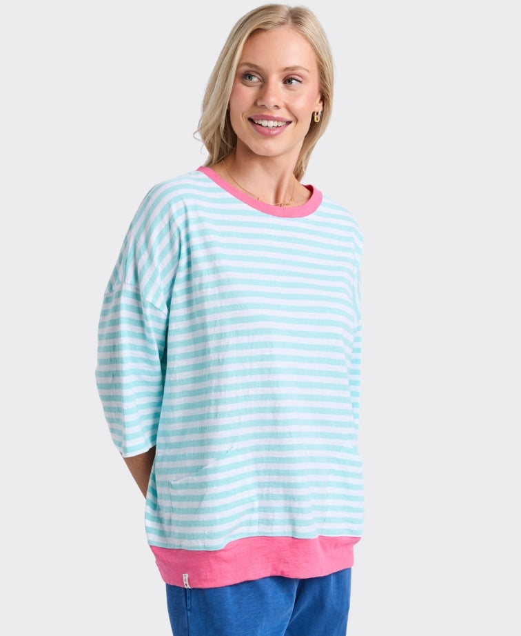 Elm Sweat Maize Stripe Ringer