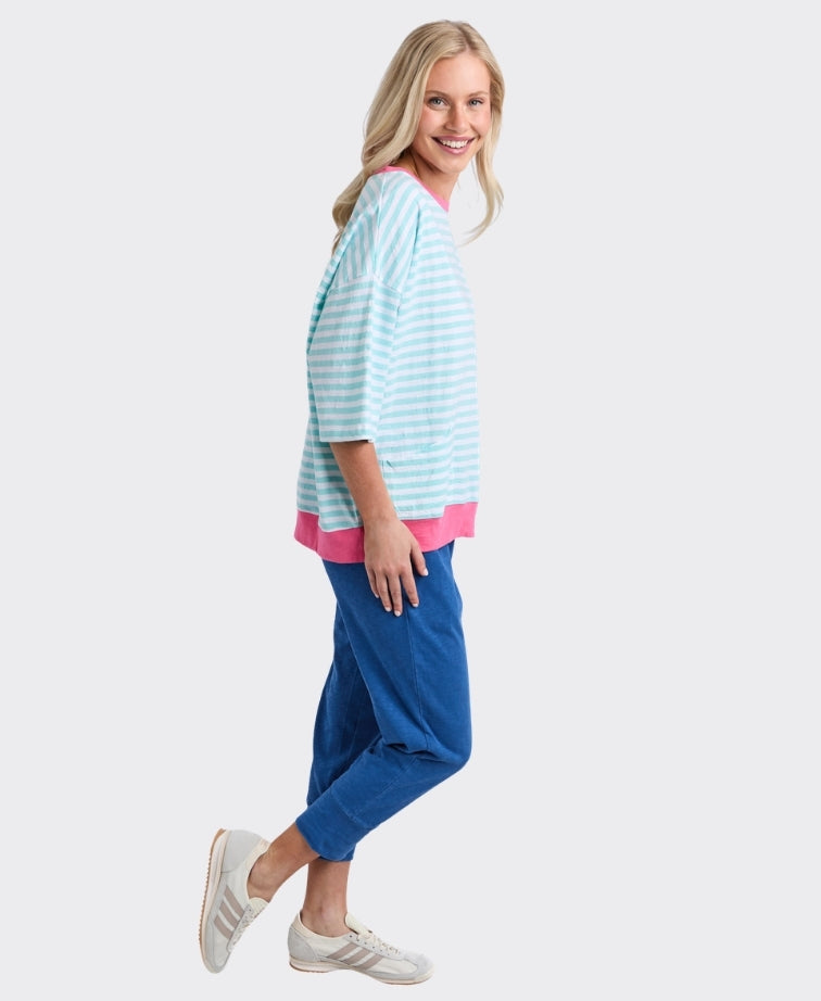 Elm Sweat Maize Stripe Ringer