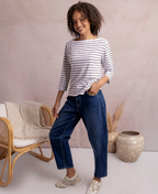 Elm Top Coral Dust Waffle Knit