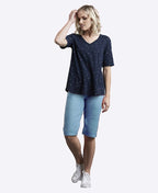 Vassalli Short Long Poplin - Lagoon