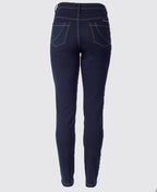 Vassalli Jean Basket Weave Skinny Leg - Indigo Denim