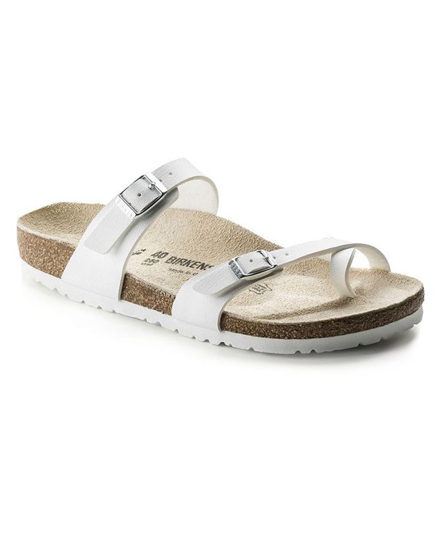Birkenstock Mayari Birko Flor White Regular - White