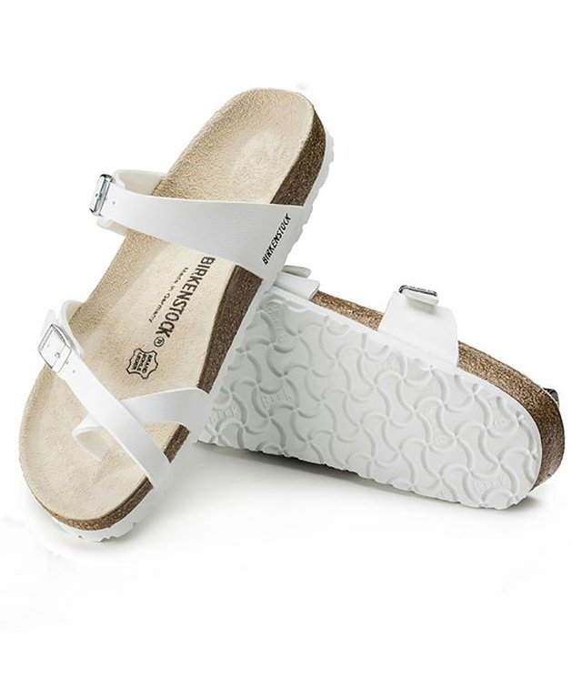 Birkenstock Mayari Birko Flor White Regular - White