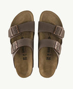 Birkenstock Arizona Birkibuc Mocca Regular - Mocca
