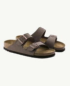 Birkenstock Arizona Birkibuc Mocca Regular - Mocca