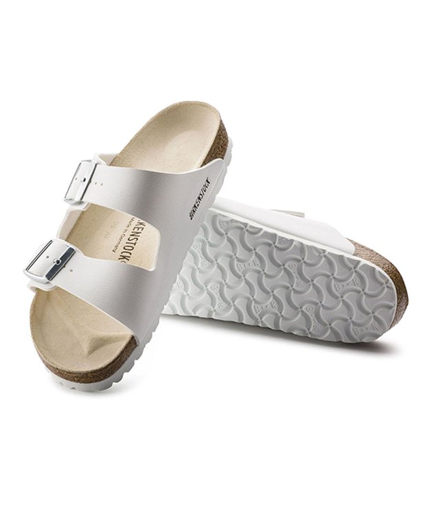 Birkenstock Arizona Birko-Flor White Narrow - White