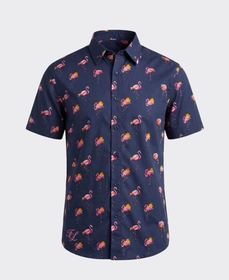 English Laundry Shirt S/S Flamingo