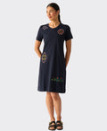 Foil Dress Bright Spot