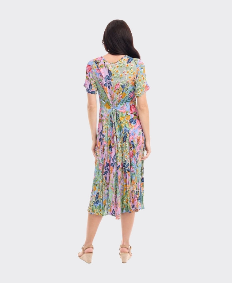 Orientique Dress Godet Sur Mer