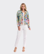Orientique Jacket Fringe Sur Mer