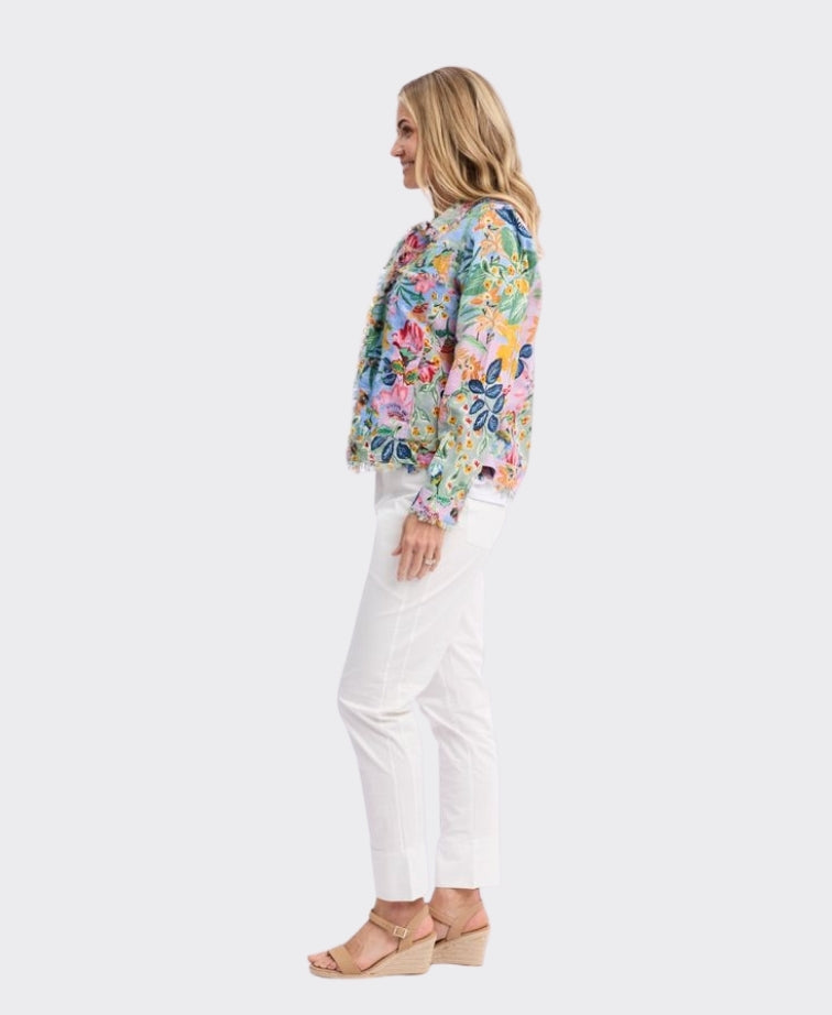 Orientique Jacket Fringe Sur Mer