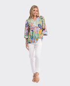Orientique Top V-Neck Sur Mer