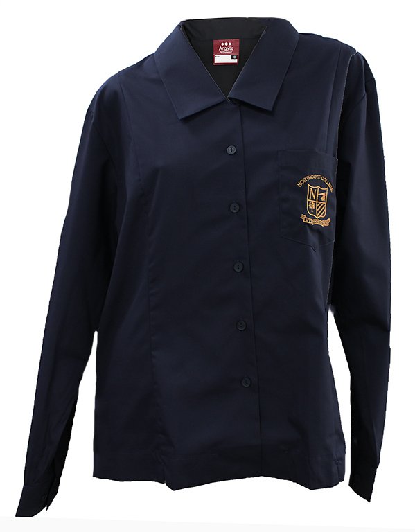 Northcote College L/S Tailored Shirt